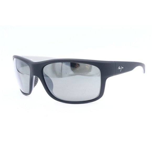Maui Jim Southern Cross MJ 815-53B Wrap Sunglasses Gray Polarized Lens 63mm (B)